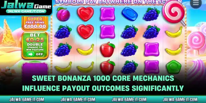 Sweet Bonanza 1000 core mechanics influence payout outcomes significantly